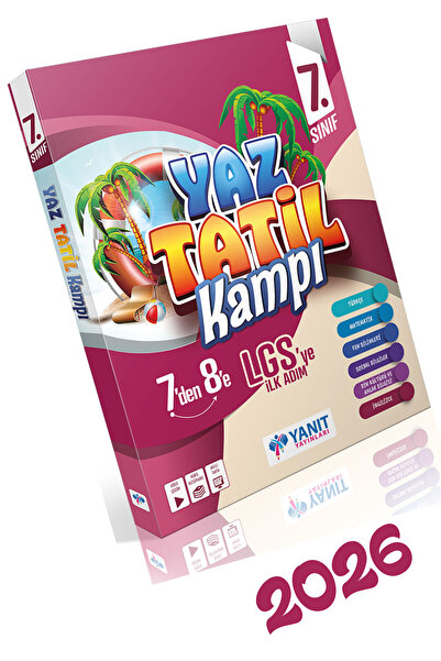 Yanıt Yayınları Yanıt 7.sınıf Yaz Tatil Kamp Kitabı