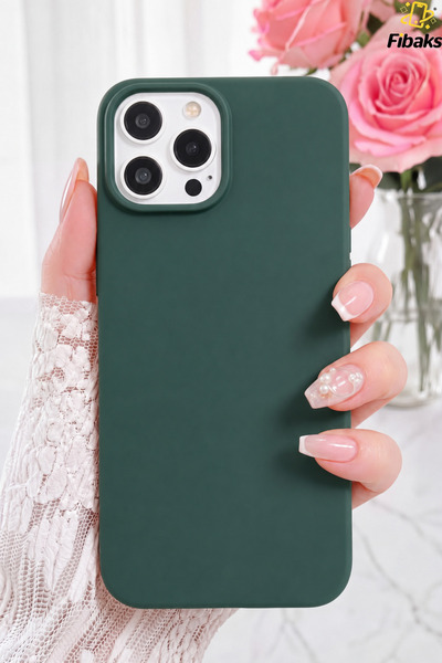 Fibaks iPhone 14 Pro Kılıf Renkli Içi Kadife Silinebilir Logosuz Lansman Kapa...