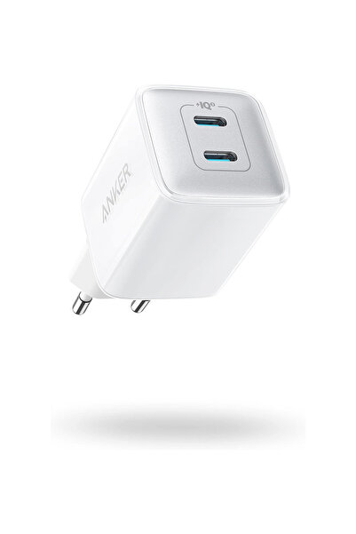 Anker Nano 521 Şarj Cihazı, 40W, PIQ 3.0, USB-C Çift Bağlantı Noktalı, Siyah ...