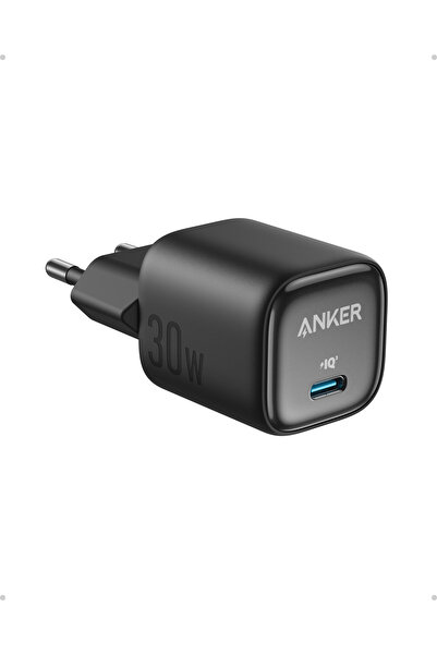 Anker Zolo 30W Kompakt, USB-C GaN Şarj Cihazı, Siyah – A2698