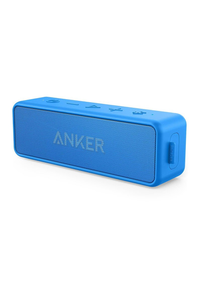 Anker Soundcore 2 Bluetooth Hoparlör, Çift Sürücü, 24 Saat Pil Ömrü, IPX7 Su ...