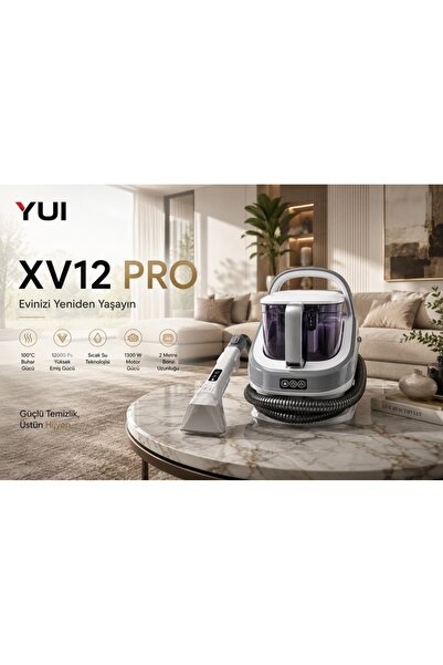 Yui Xv12 Pro 1300w Buharlı Koltuk Ve Halı Yıkama Makinesi -buharlı Temizleyici