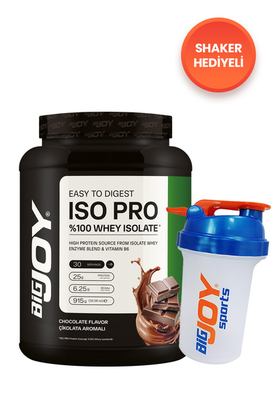 Bigjoy Iso Pro Whey Isolate Çikolata Aromalı 915g