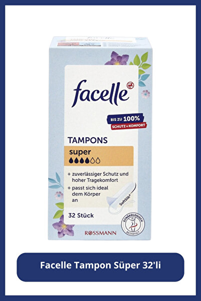 Facelle Tampon Süper 32 Adet