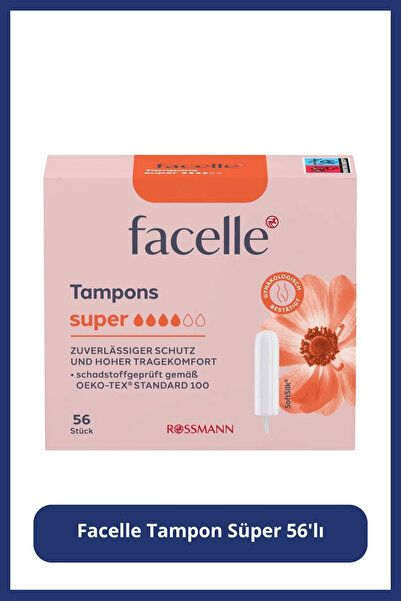 Facelle Tampon Süper 56 Adet