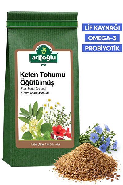 Arifoğlu Keten Tohumu Öğütülmüş Toz, Doğal ve Katkısız 250 gr.