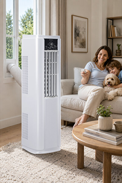 Kiwi 14000 BTU Soğutma ve Isıtma | Kurulum Gerektirmeyen Klima KAC-7914