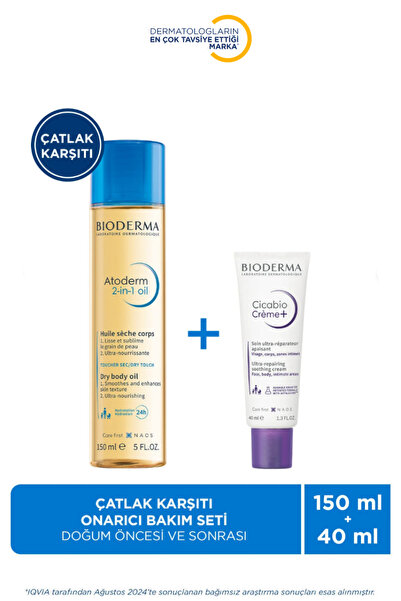 Bioderma Hamileler için Çatlak Önleyici Cilt Bakım Yağı ve Doğum Sonrası Onar...