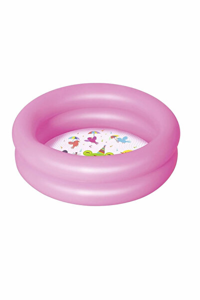 BESTWAY Desenli Zemin Bebek Havuzu Pembe Veya Mavi 61 * 15 Cm
