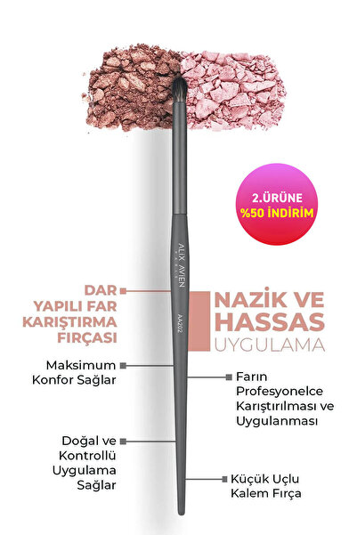 Alix Avien Dar Yapılı Far Karıştırma Fırçası - Pencil Brush AA202