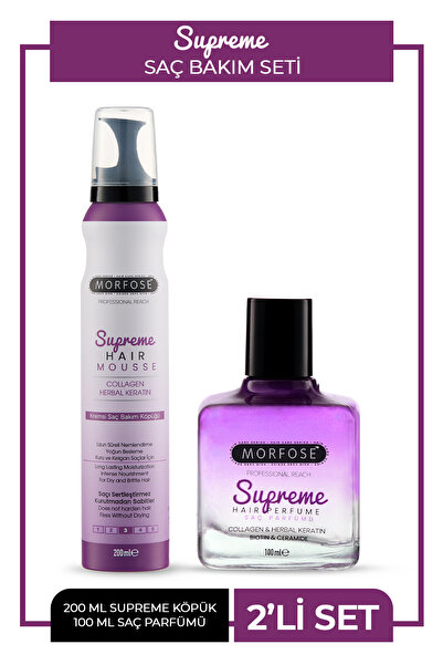 Morfose K-Supreme Saç Parfümü 100 ml +Supreme Saç Köpüğü 200 ml