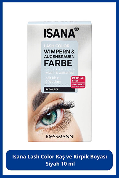 ISANA KAS VE KIRPIK BOYASI 10ML SIYAH