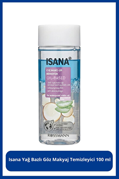 ISANA Yağ Bazlı Göz Makyaj Temizleyici 100 ml