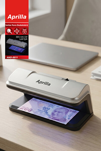 Aprilla AMD-8811 Para Dedektörü | 365 nm UV Işık & Kompakt & Type-C
