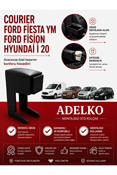 adelko Ford Courier - Fiesta YM - Fusion- Hyundai i20 Kolçak Vidasız Montajsı...