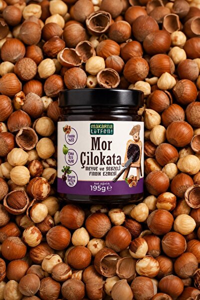Makarna Lütfen Mor Çilokata (ANTOSİYONİNLİ FINDIK KREMASI-195 GRAM)