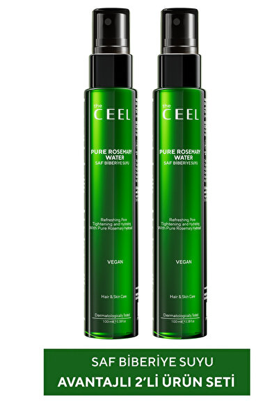 The Ceel 2'li Saf Biberiye Suyu Saç Toniği 100 ml × 2