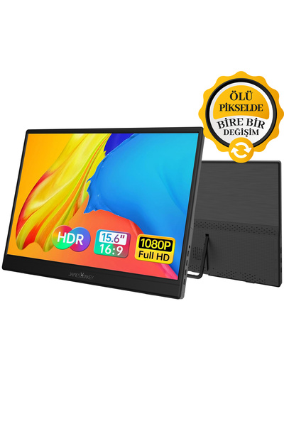 James Donkey JDP15 15,6″ 60Hz Full HD Taşınabilir IPS Monitör (Ölü Pikselde A...