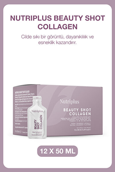 Farmasi Nutriplus Beauty Shot Collagen 12’li | Cilt Güzelliğini Destekleyen K...