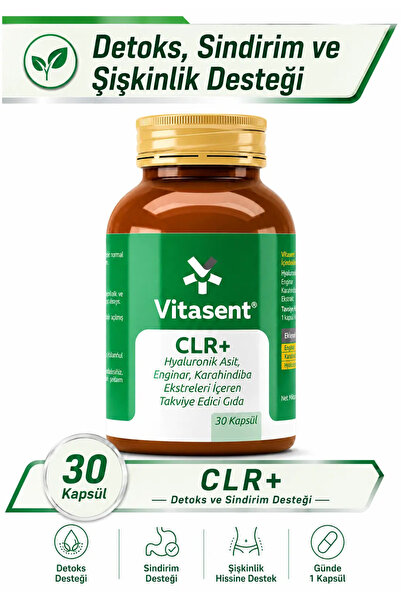 VİTASENT CLR+ – Detoks, Sindirim ve Şişkinlik Desteği Takviye Edici Gıda