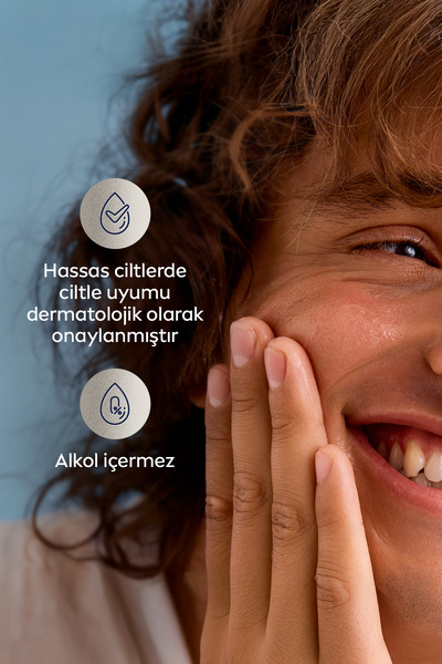 NIVEA MEN Erkek Hassas Ciltlere Özel Tıraş Sonrası Balsam 100ml, Serinletici, Yanma ve Kızarıklık Karşıtı