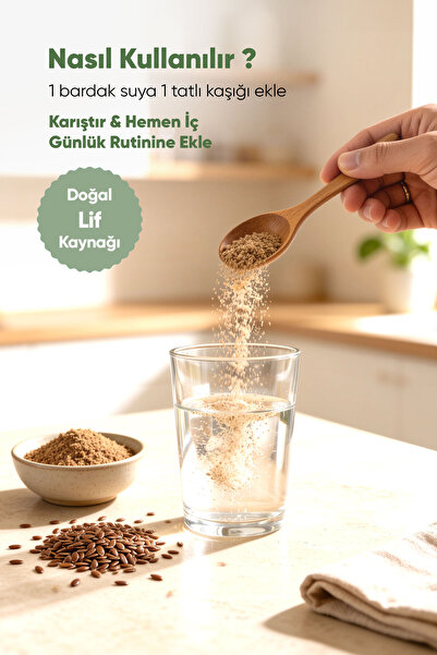 Arifoğlu Keten Tohumu Öğütülmüş Toz, Doğal ve Katkısız 250 gr.