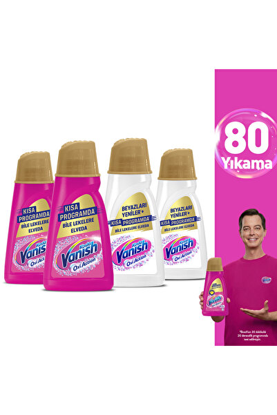 Vanish Oxi Action Deterjan Güçlendirici ve Leke Çıkarıcı Sıvı Renkliler 1000 ...