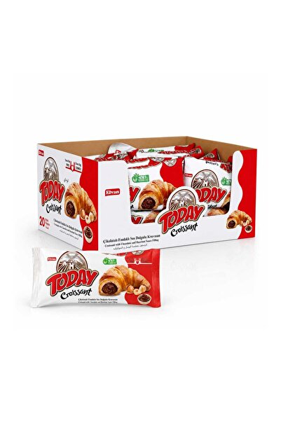Elvan Today Kruvasan Çikolatalı 40 Gr. 20 Adet (1 Kutu)