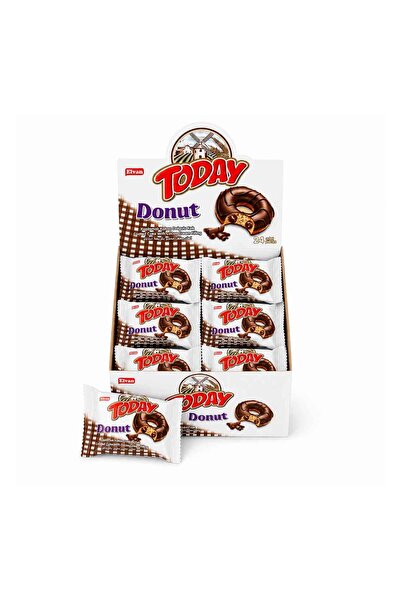 Elvan Today Donut Kek Kakaolu 35 Gr. 24 Adet (1 Kutu)
