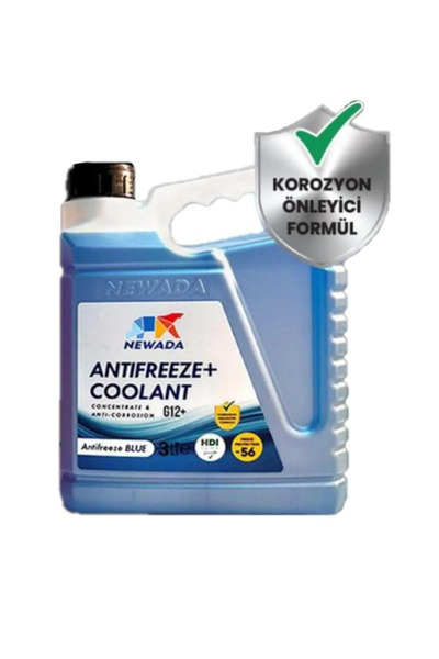 OTO MOTTO NEWADA Süper Mavi Antifiriz -56°c 3 Lt