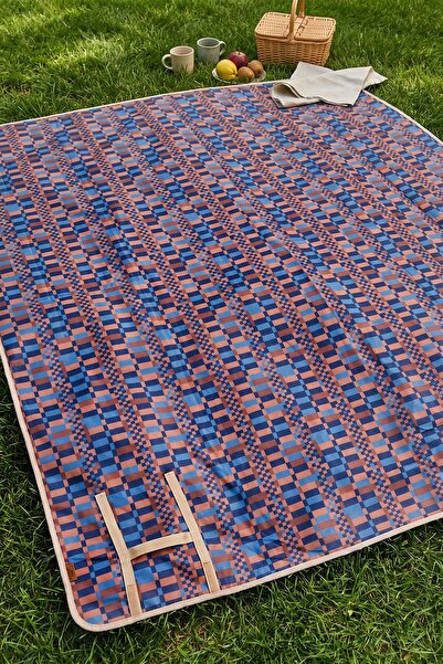 HAMUR Sıvı Geçirmez Katlanabilir 150x175 cm Bahçe Park Piknik Örtüsü Kamp Pla...