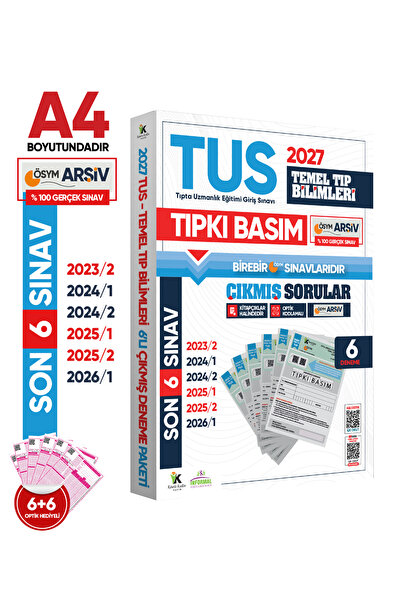 İnformal Yayınları 2027 TUS Temel Tıp Bilimleri ÖSYM Çıkmış Soru Tıpkı Basım ...