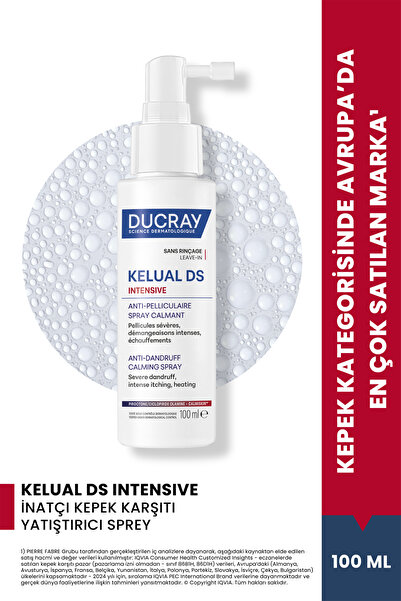 Ducray Kelual DS Intensive İnatçı Kepek Karşıtı Yatıştırıcı Sprey 100ml