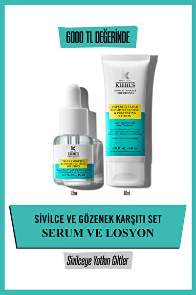 Kiehl's Sıvı Sivilce Bandı & Losyonu 2’li Set