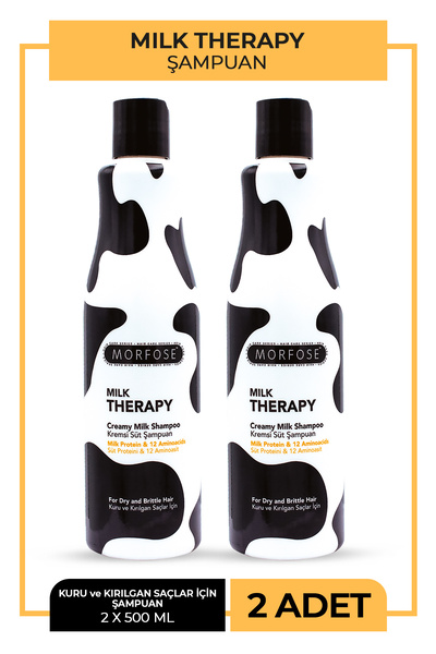 Morfose Milk Therapy Saç Şampuanı 500 ml 2' Adet