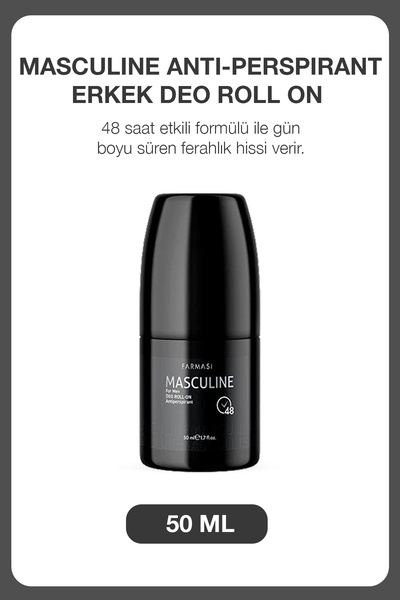 Farmasi Terleme Önleyici 48 Saat Etkili Erkek Roll On Deodorant | Masculine