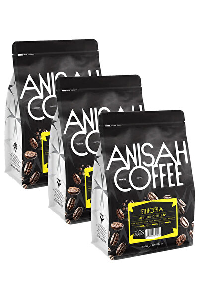 Anisah Coffee قهوة إثيوبية مفلترة |   3x250 جرام |   تحميص متوسط |   100% أرا...