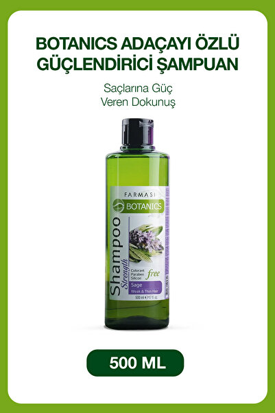 Farmasi Botanics Adaçayı Özlü Zayıf Saçlar İçin Paraben & Silikon İçermeyen G...