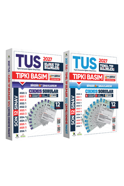 İnformal Yayınları 2027 TUS Temel&Klinik Tıp Bilimleri ÖSYM Çıkmış Soru Tıpkı...