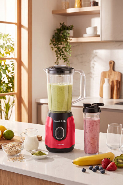 Karaca Blendfit Go Personal Kişisel Smoothie Blender Set - 550 W