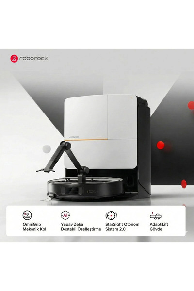 Roborock Lazer ve Yapay Zekalı Robot Süpürge.