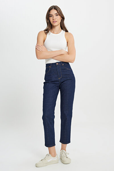 WRANGLER Mom Fit Denim Yüksek Bel Jean Kot Pantolon