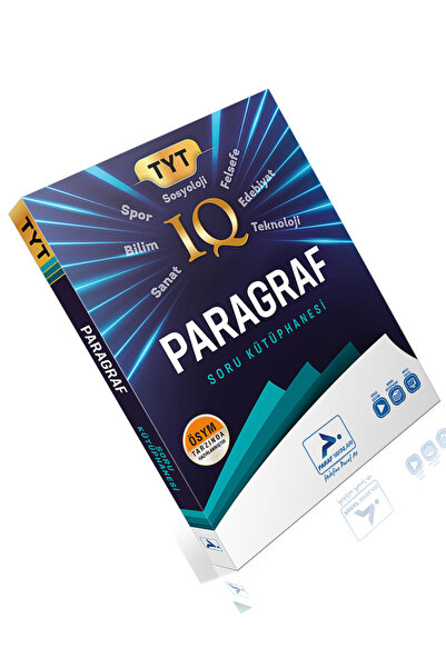 paraf yayınları 2026 TYT IQ PARAGRAF SORU KÜTÜPHANESİ