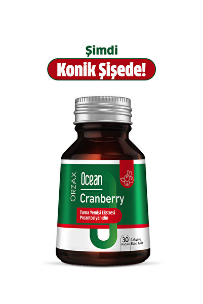 Ocean Cranberry - Turna Yemişi Ekstresi Proantosiyanidin (PAC) İçeren Takviye Edici Gıda- 30 Kapsül