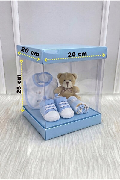 ZEYMERADE Asetat Kutu, Şeffaf Demonte, Doğum Hediye Baby Bebek Cinsiyet Parti...