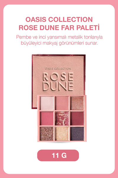 Farmasi Oasis Collection Far Paleti Rose Dune