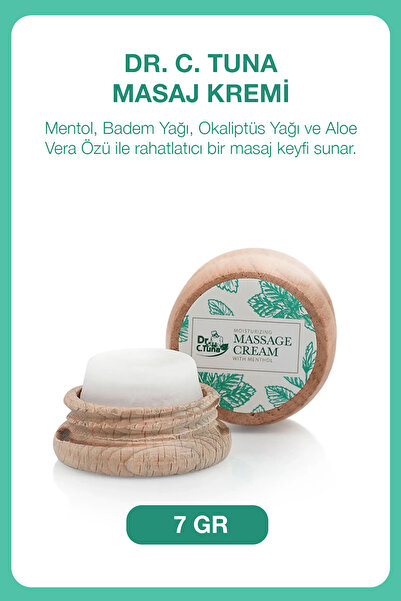 Farmasi Dr. C. Tuna Mentol, Badem Yağı, Okaliptüs Yağı ve Aloe Vera Özü İçere...