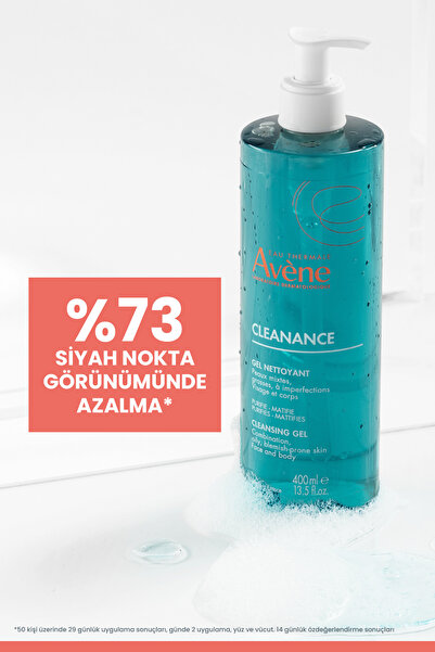 Avene Cleanance Yağlı ve Akneye Eğilimli Ciltler için Matlaştırıcı Yüz Temizleme Jeli 400 ml