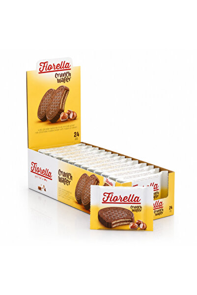 FIORELLA Crunch Çikolatalı Gofret 20 Gr. 24lü (1 Paket)