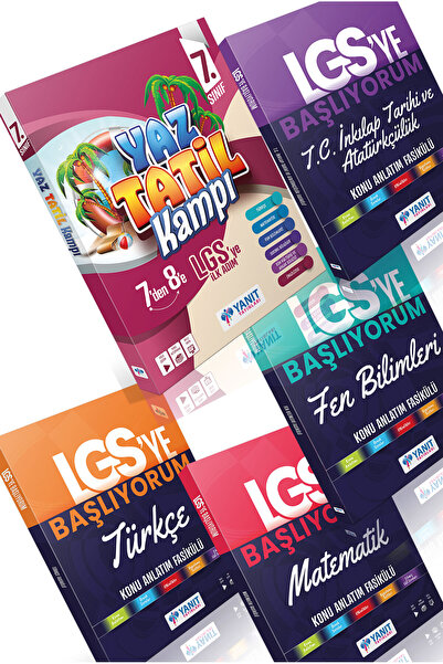 Yanıt Yayınları 7. SINIF YAZ TATİL KAMPI & LGSYE BAŞLIYORUM SET